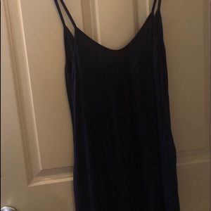 navy blue maxi with pockets